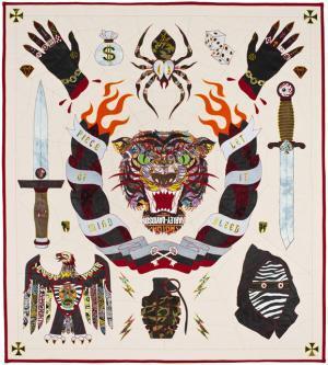 リーバイスのコラボジャケット展示。ベン・ヴェノムによる日本初個展開催