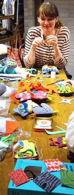 ドナ・ウィルソン来日記念のワークショップが新宿伊勢丹で開催。“あなただけのモンスター”を制作