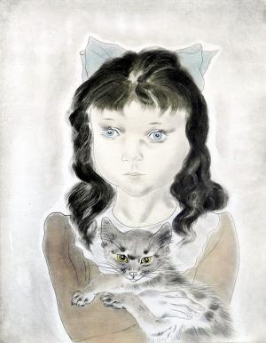 オダギリジョー主演映画『FOUJITA』で使用された絵画も展示、「藤田嗣治展」が新宿伊勢丹で開催