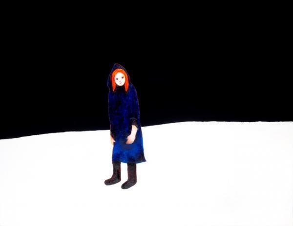 新進画家、田中千智がBunkamuraで個展。漆黒の余白がセンチメンタルな物語へ誘う