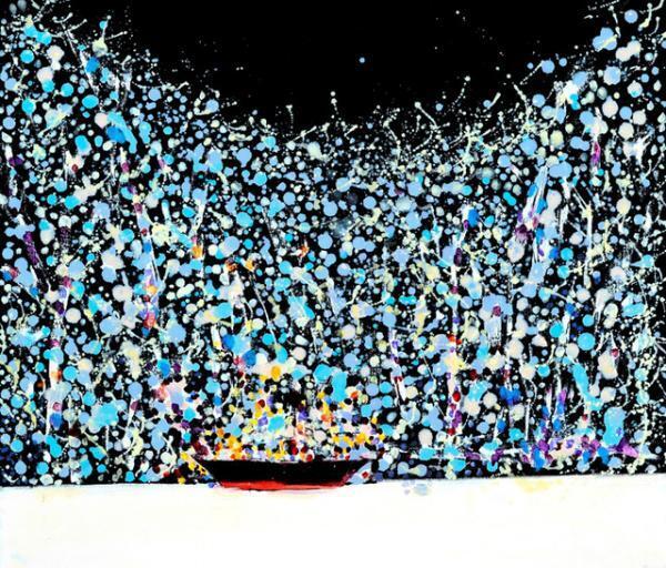 新進画家、田中千智がBunkamuraで個展。漆黒の余白がセンチメンタルな物語へ誘う