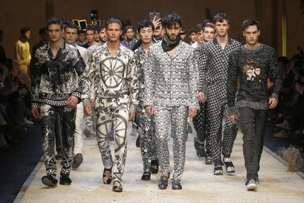【ルック】ドルチェ＆ガッバーナ16-17AWメンズコレクション