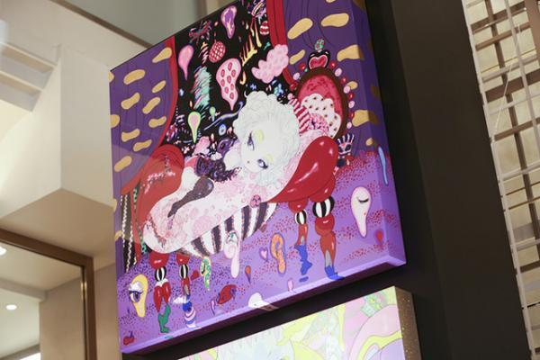 銀座三越で天野喜孝「CANDY GIRL」限定アイテム発売開始。マドモアゼル・ユリア、アローディアも駆けつける！