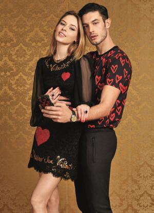 ドルチェ＆ガッバーナから、ハートとビジューを散りばめたバレンタインコレクション