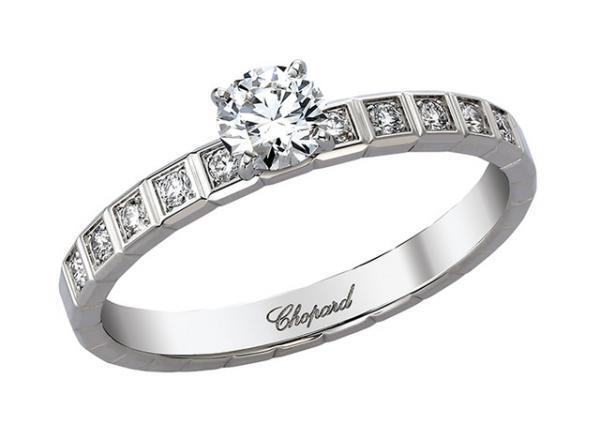 ショパール「アイスキューブ」初、プラチナを使ったブライダルリングが誕生