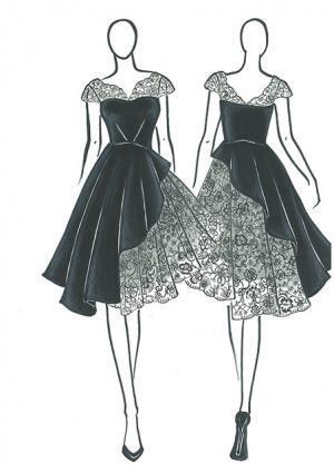 “いま”と“みらい”のデザイナーが伊勢丹のために作るリトルブラックドレス。“みらい”デザイナーは文化学生からコンペで選出