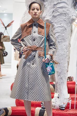 ミケーレが描くグッチの楽園「グッチ ガーデン」がDSMGに。オープニングには萬波ユカ、入夏らが来場