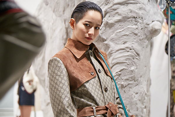 ミケーレが描くグッチの楽園「グッチ ガーデン」がDSMGに。オープニングには萬波ユカ、入夏らが来場