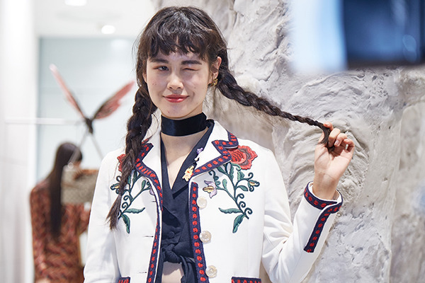 ミケーレが描くグッチの楽園「グッチ ガーデン」がDSMGに。オープニングには萬波ユカ、入夏らが来場