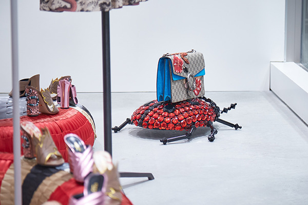 ミケーレが描くグッチの楽園「グッチ ガーデン」がDSMGに。オープニングには萬波ユカ、入夏らが来場