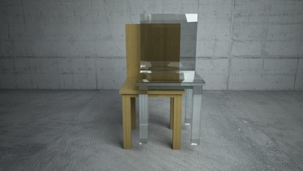 テーブルの下に広がる都市、重力を無視した家具をデザインするステリオス・モーサリス