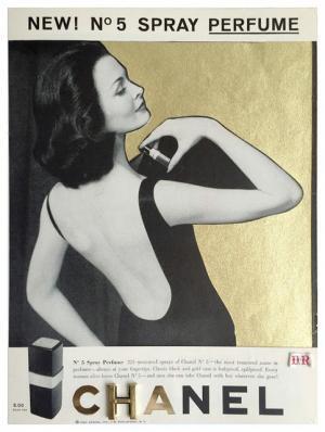 シャネルのアーカイブを加工したアート。ディラン・リューがパスザバトン京都祇園店でエキシビション