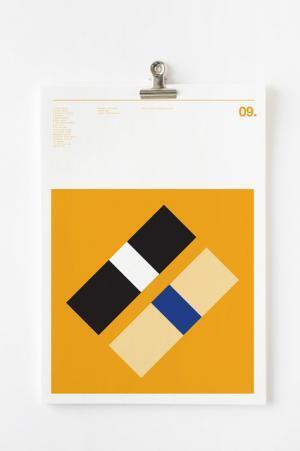 音楽史に残る名作ロックアルバムのアートワークを限りなくミニマルにリデザイン