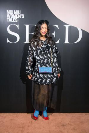 ミュウミュウの新作ショートフィルム『SEED』上映会に主演の安藤サクラ、萬波ユカ、emmaらが来場