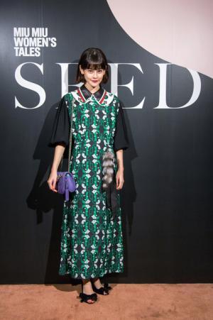 ミュウミュウの新作ショートフィルム『SEED』上映会に主演の安藤サクラ、萬波ユカ、emmaらが来場