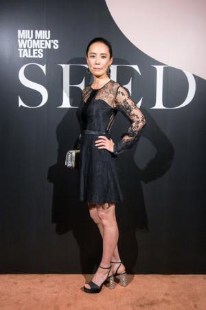 ミュウミュウの新作ショートフィルム『SEED』上映会に主演の安藤サクラ、萬波ユカ、emmaらが来場