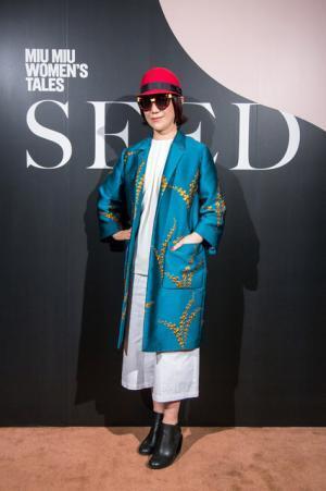 ミュウミュウの新作ショートフィルム『SEED』上映会に主演の安藤サクラ、萬波ユカ、emmaらが来場