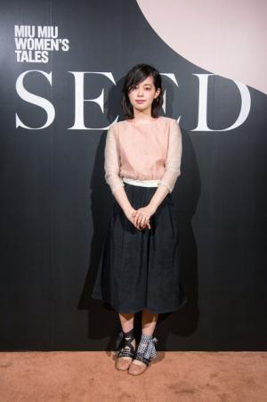 ミュウミュウの新作ショートフィルム『SEED』上映会に主演の安藤サクラ、萬波ユカ、emmaらが来場