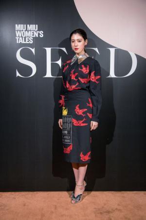 ミュウミュウの新作ショートフィルム『SEED』上映会に主演の安藤サクラ、萬波ユカ、emmaらが来場