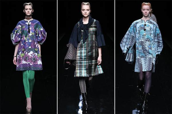 グラフィカルにアールデコを遊ぶユマコシノ【2016-17秋冬ウィメンズ】