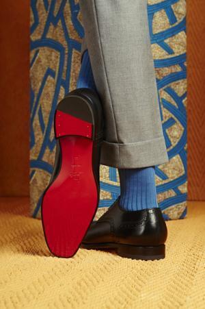 クリスチャン ルブタンが描く“サプール”の世界、メンズに3型の新作シューズ登場