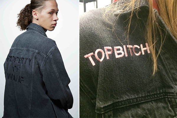 アレキサンダー ワンがデニムの無料刺繍サービスを実施！10日間限定、青山店&amp;阪急うめだにて