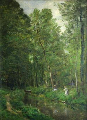 フランスの風景を絵画で辿る展覧会「樹をめぐる物語」が新宿で開催中。コロー、モネ、ピサロ、マティスら約110点を展示