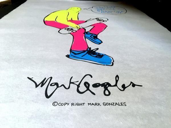 カリスマ的スケーター、マーク・ゴンザレスのアート展。限定5枚で和紙×シルクスクリーンのアートピースも販売