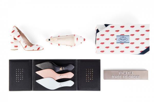 プラダの新シューズストアがオープン。記念に“リップ柄”限定パンプス&amp;メイド・トゥ・オーダーサービス実施
