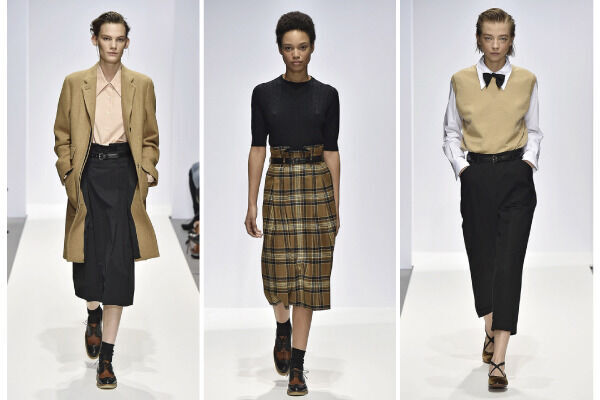 マーガレット ハウエル キャメルとブラックを基調としたコレクション 16 17秋冬ウィメンズ 16年5月24日 ウーマンエキサイト 1 2