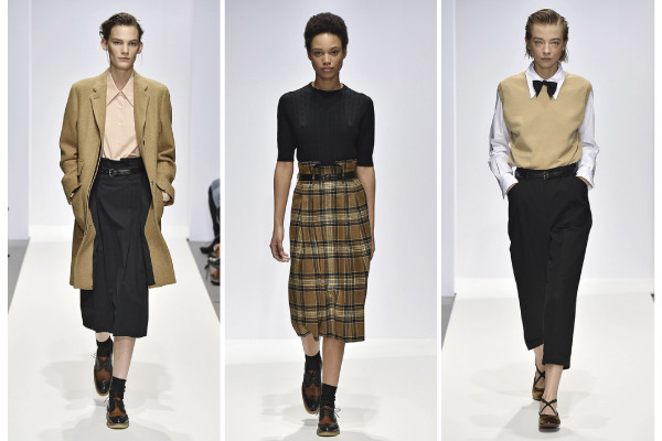 マーガレット・ハウエル、キャメルとブラックを基調としたコレクション【2016-17秋冬ウィメンズ】