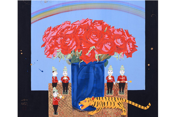 世界各地のおもちゃがモチーフに。渋谷区立松濤美術館で画家・中島千波の展覧会が開催