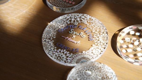 “超高精細なネイルアートで描くアクリルコースター”を制作！女性限定のワークショップが開催