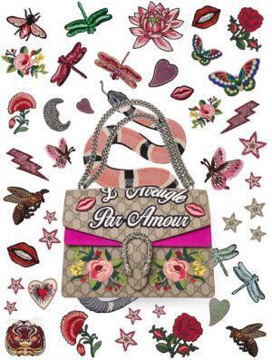 グッチのバッグをDIY！動物モチーフを自分好みにデコレーション。ミケーレのビジョンを体現