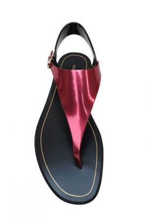 セルジオ ロッシからフラットサンダル2型が登場、メタリックのポイント使いがキー