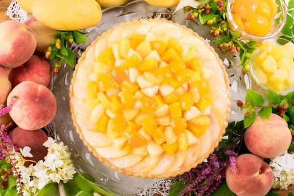 キル フェ ボンが桃づくしの“ピーチ Week”開催！夏しか味わえない桃が南国フルーツやチーズと出会う