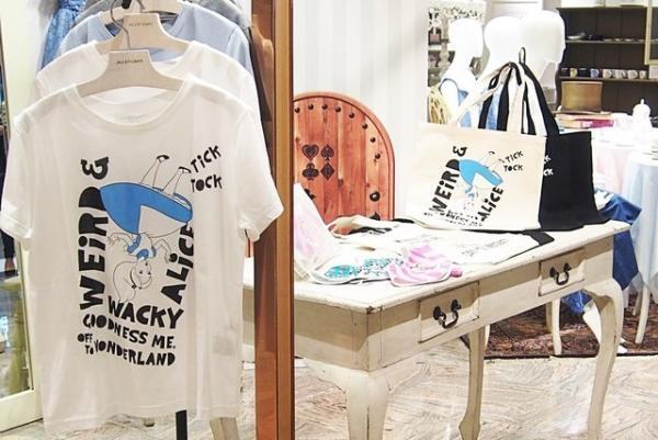 新宿伊勢丹に“アリスの世界”現る。ティーカップやチェア、指時計、限定ハットやドレスも登場
