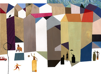 松本大洋や長新太作品などから、日本の絵本50年の歴史を振り返る絵本原画展が開催