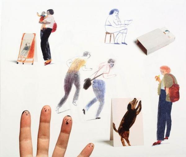 松本大洋や長新太作品などから、日本の絵本50年の歴史を振り返る絵本原画展が開催