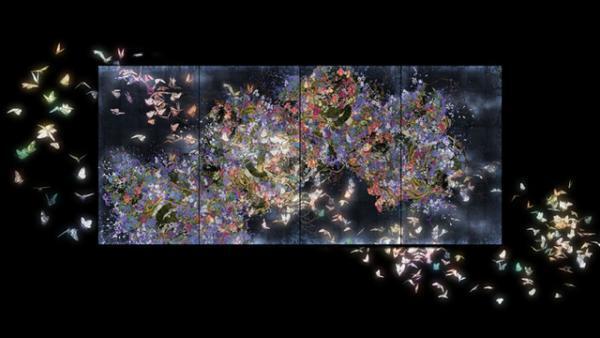 チームラボが茶道に着目、今秋茨城県北芸術祭にて“茶碗に花咲く”新作を公開