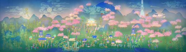 チームラボが茶道に着目、今秋茨城県北芸術祭にて“茶碗に花咲く”新作を公開