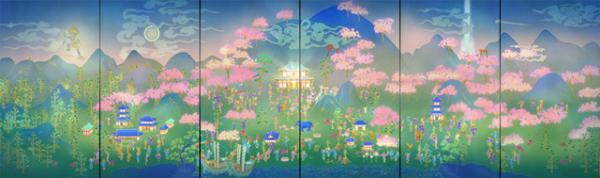 チームラボが茶道に着目、今秋茨城県北芸術祭にて“茶碗に花咲く”新作を公開