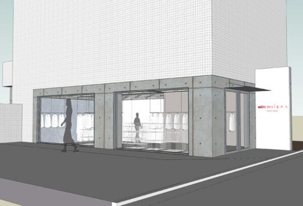 ミントデザインズが初の路面店となる旗艦店を東京・青山にオープン