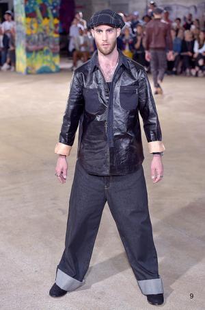 自身の肌をもファッションとして、ジュンヤ ワタナベ マン風“チンピラ”【17SSメンズ】