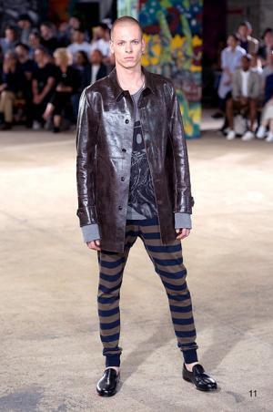 自身の肌をもファッションとして、ジュンヤ ワタナベ マン風“チンピラ”【17SSメンズ】