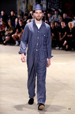 自身の肌をもファッションとして、ジュンヤ ワタナベ マン風“チンピラ”【17SSメンズ】