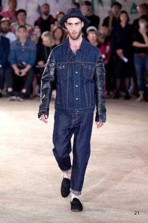 自身の肌をもファッションとして、ジュンヤ ワタナベ マン風“チンピラ”【17SSメンズ】