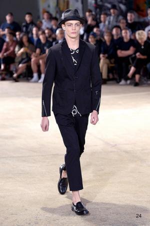 自身の肌をもファッションとして、ジュンヤ ワタナベ マン風“チンピラ”【17SSメンズ】