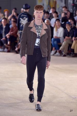 自身の肌をもファッションとして、ジュンヤ ワタナベ マン風“チンピラ”【17SSメンズ】