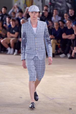 自身の肌をもファッションとして、ジュンヤ ワタナベ マン風“チンピラ”【17SSメンズ】